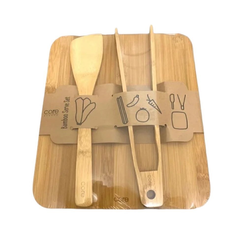 NEW in Original Packaging CORE 3 Piece Bamboo Serving Board Set